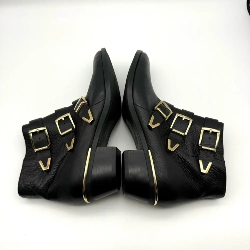 Vince Camuto Tipper Belted Buckle Western Bootie 9
